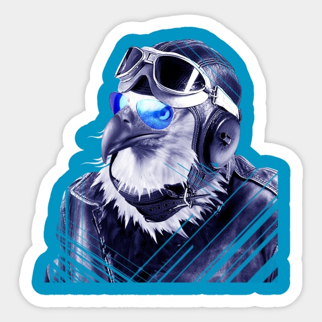 Aviator Sticker by bobygates